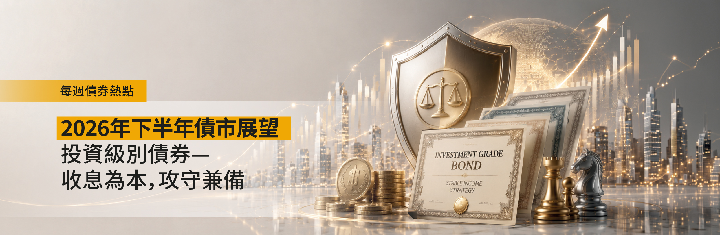 投資級別債券2026年下半年展望：收息為本，攻守兼備